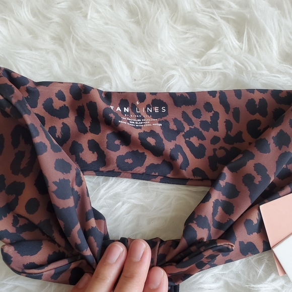 SOLD OUT Tan Lines by Sivan Ayla Leopard bandeau - Picture 3 of 5